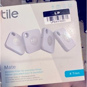 4pack of tile trackers